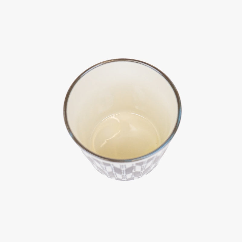 Japanische Soba Tasse – Yagasuri Muster