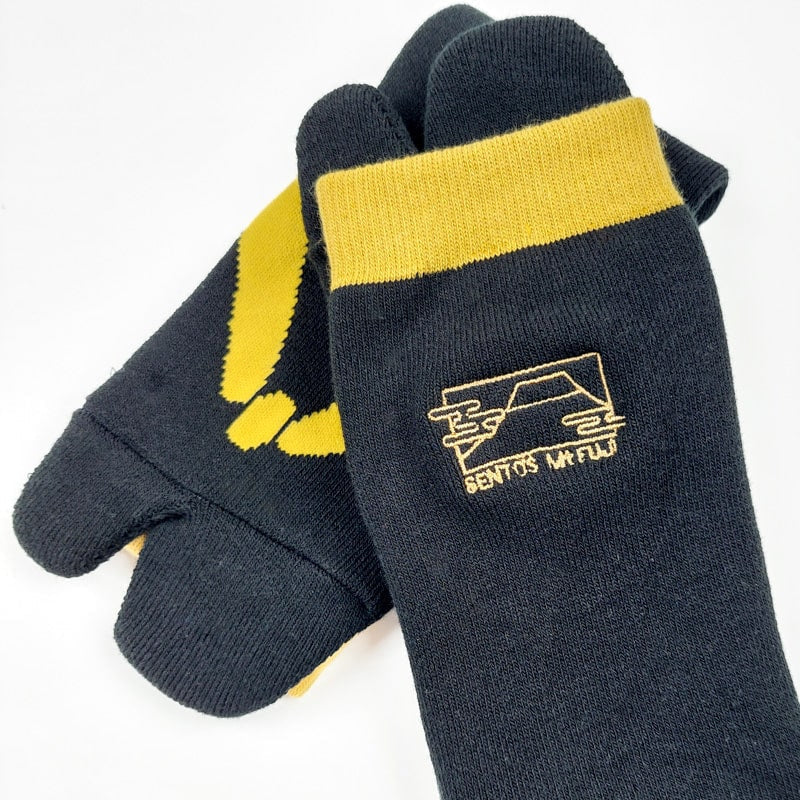 Japanische Socken Flip-Flops - Schwarz EU 37-42