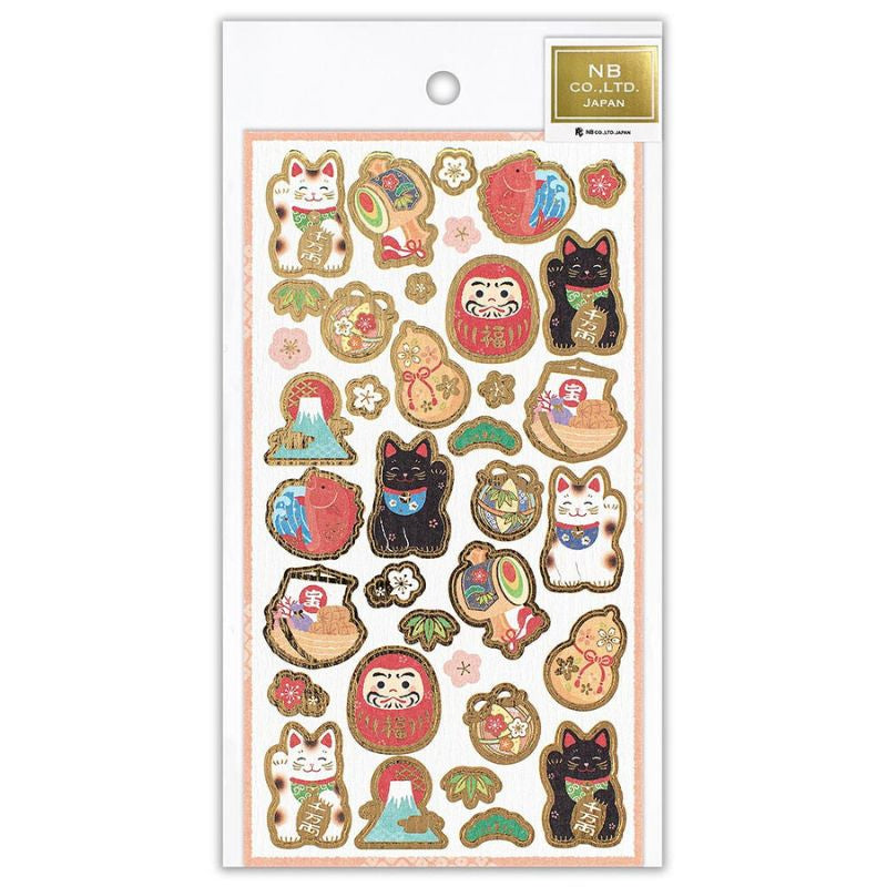Japanische Sticker - Glücksbringer