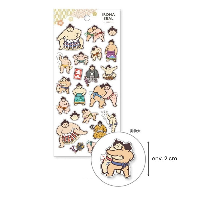 Japanische Sumo-Sticker