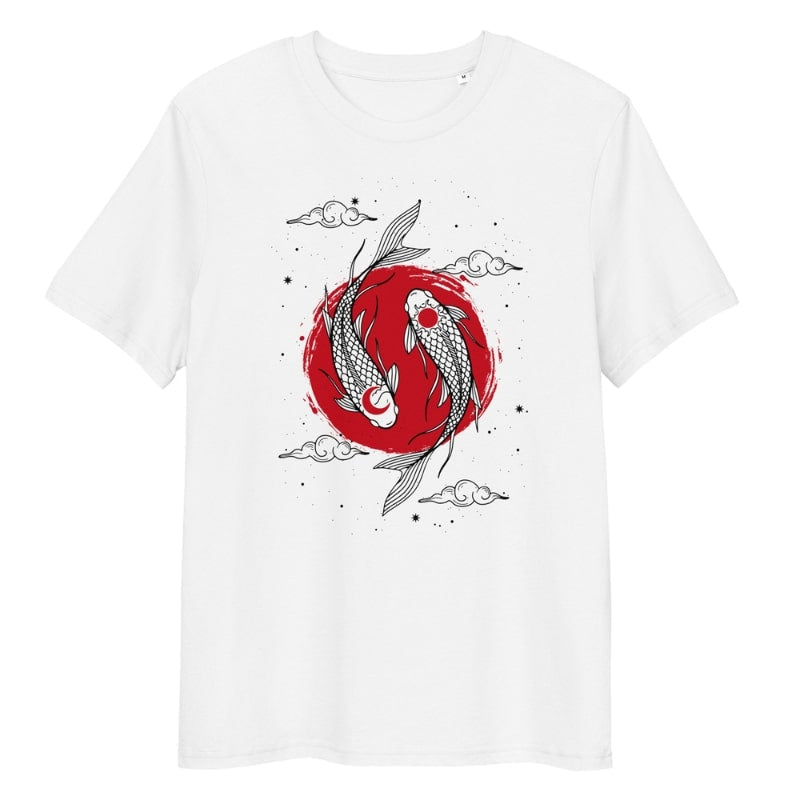 Japanische T-Shirt - Duo Koi-Karpfen S