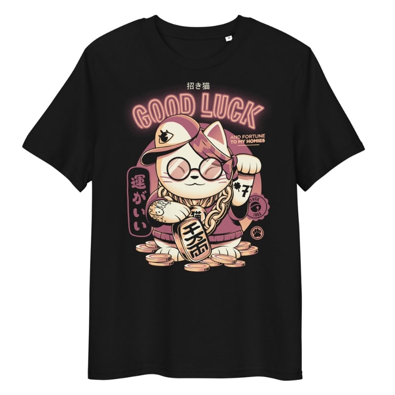 Japanische T-Shirt - Maneki Neko S