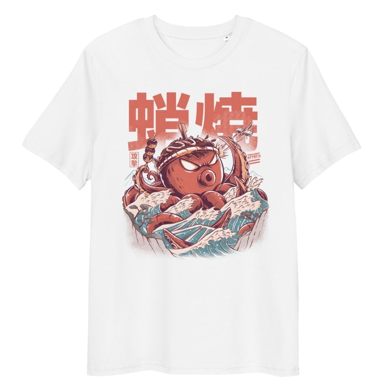 Japanische T-Shirt - Takoyaki Attack S
