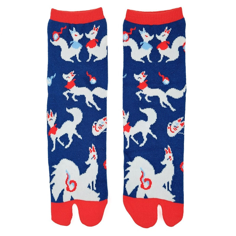 Japanische Tabi-Socken Kitsune EU 35-39