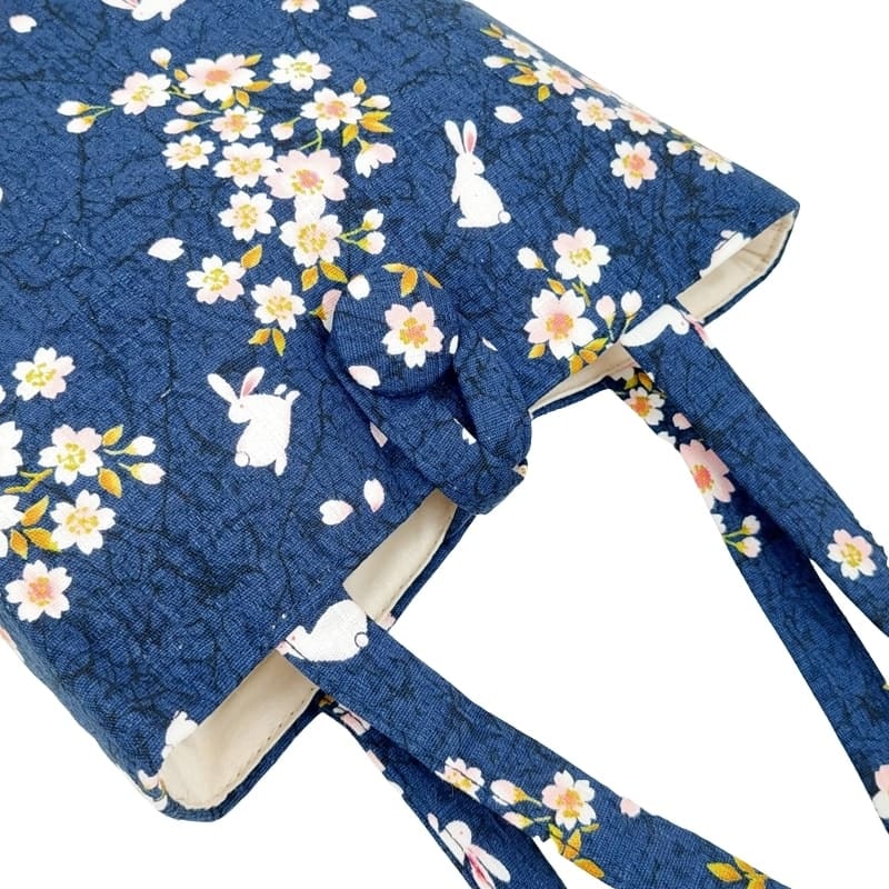 Japanische Tasche - Usagi Sakura Blau