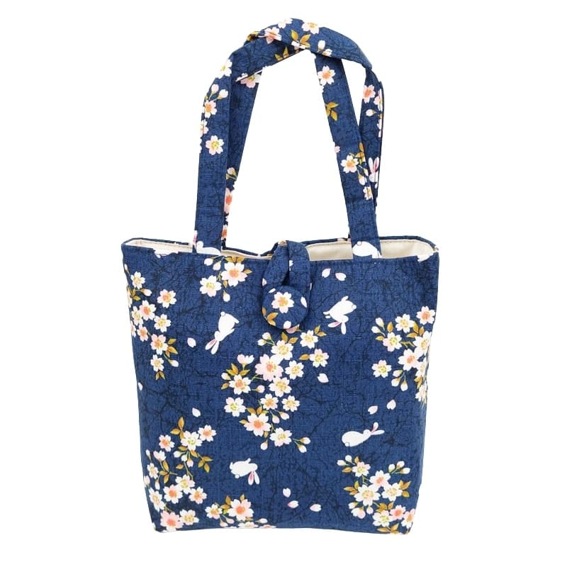 Japanische Tasche - Usagi Sakura Blau