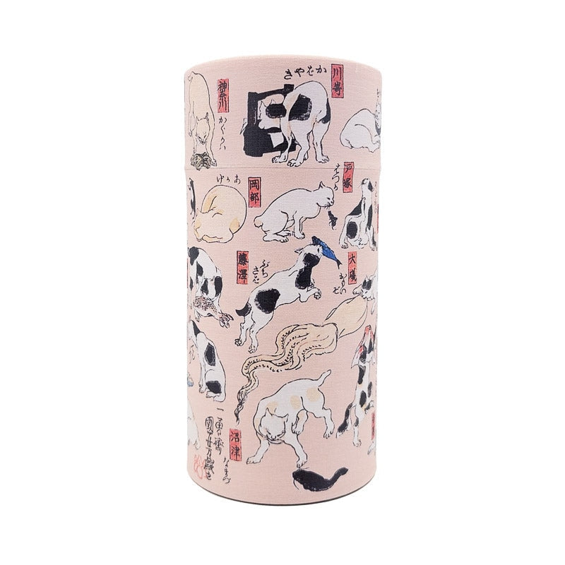 Japanische Teedose - Katzen