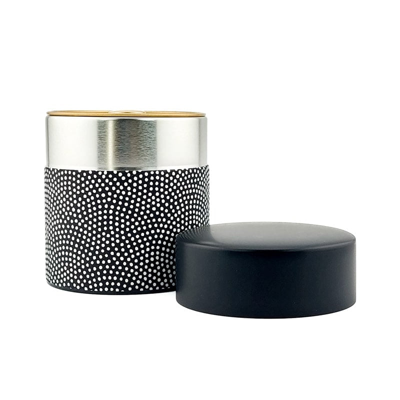 Japanische Teedose - Kuro Same