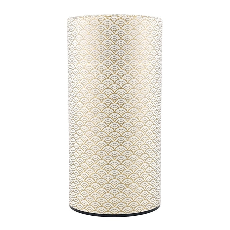 Japanische Teedose - Seigaiha Gold