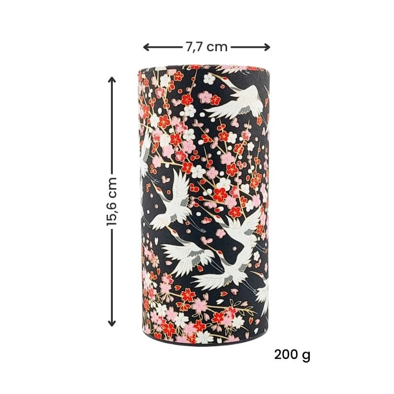 Japanische Teedose - Washi Hana Tsuru