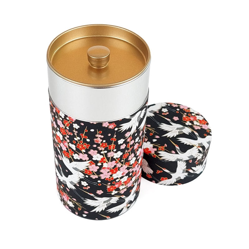 Japanische Teedose - Washi Hana Tsuru