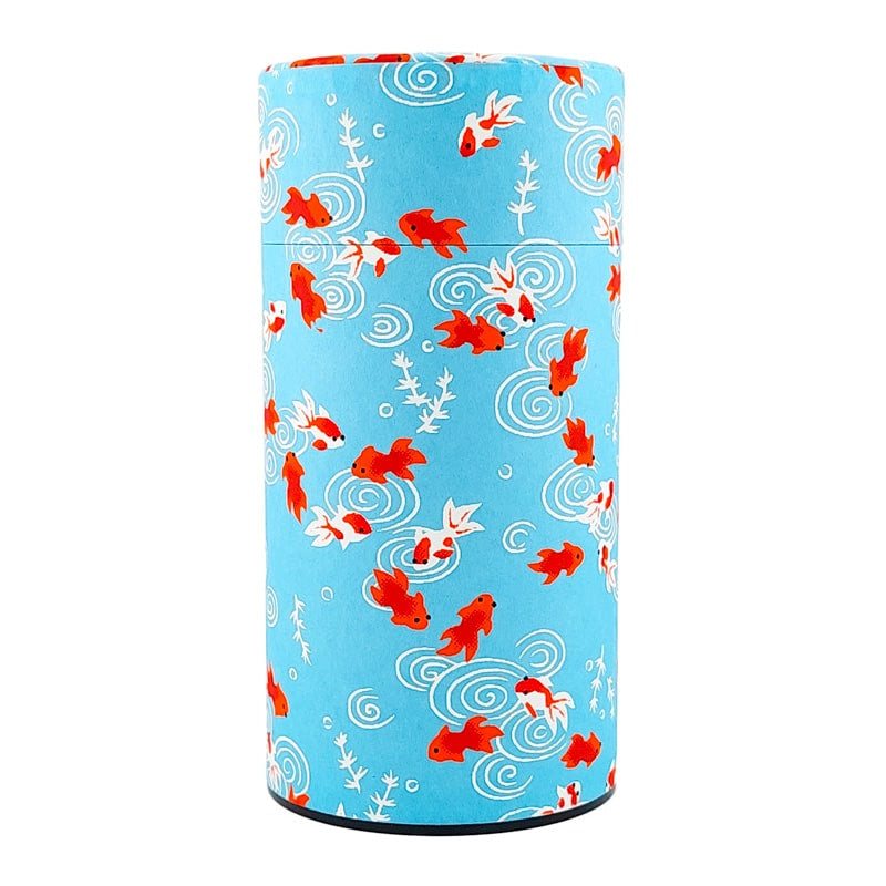 Japanische Teedose - Washi Kingyo
