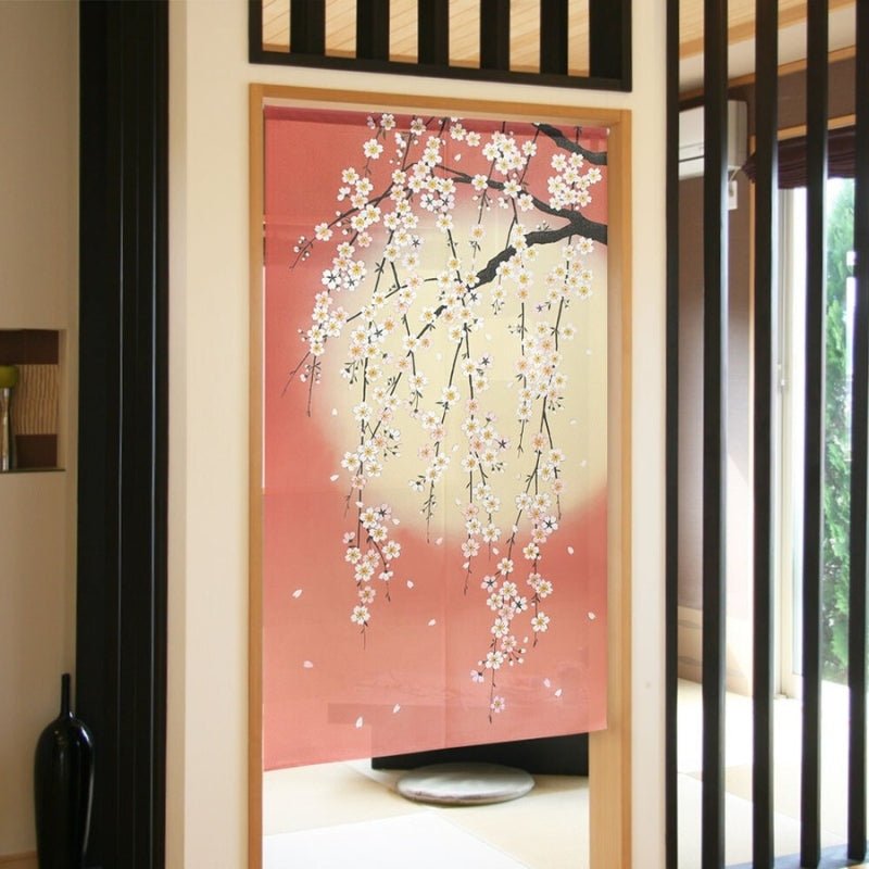 Japanische Vorhänge - Cherry Blossom 85 x 150 cm