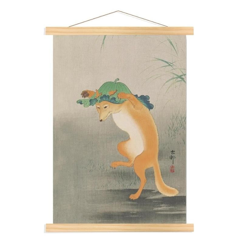 Japanische Wandbilder - Kitsune