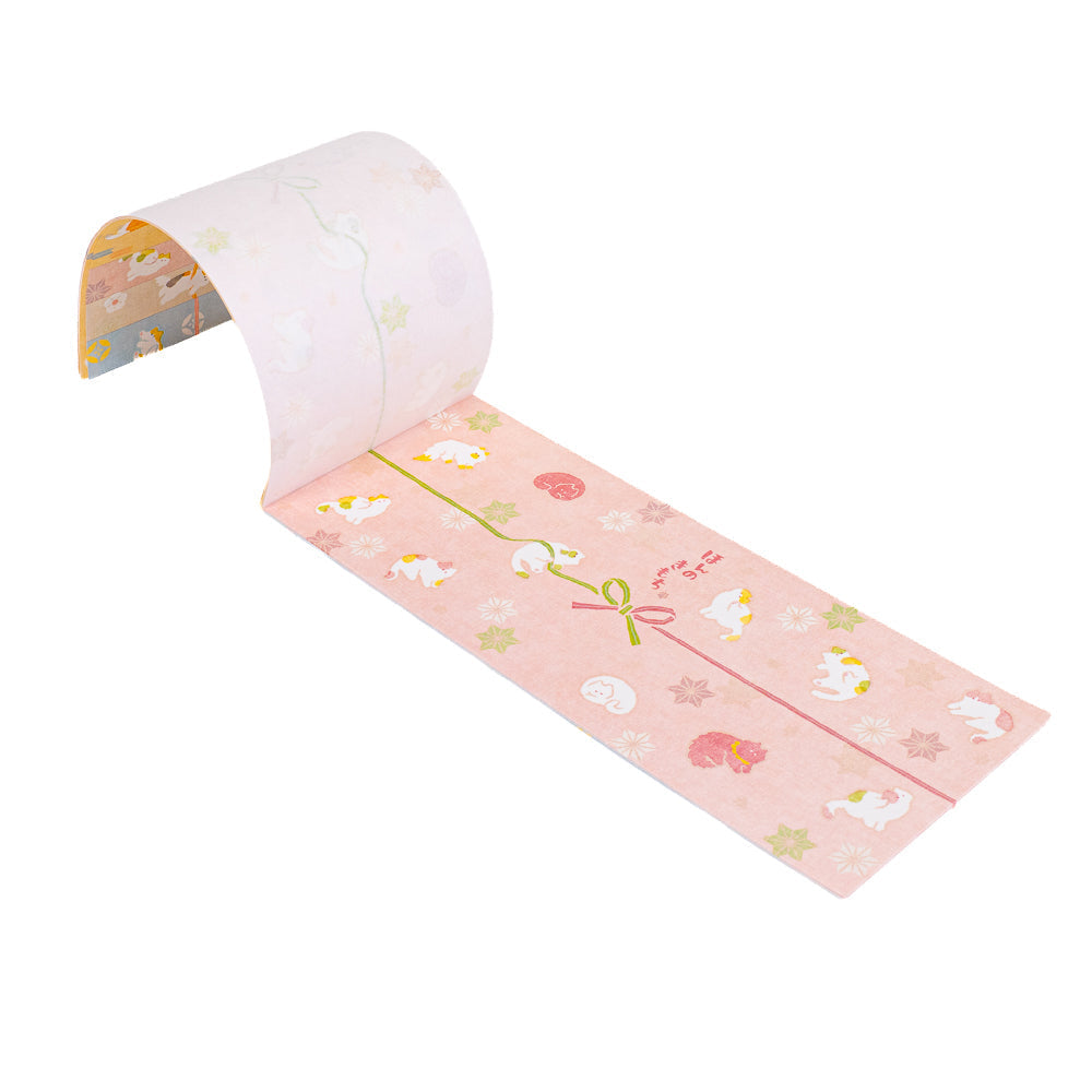 Japanische Washi-Geschenkbänder - Nyanko Katzen