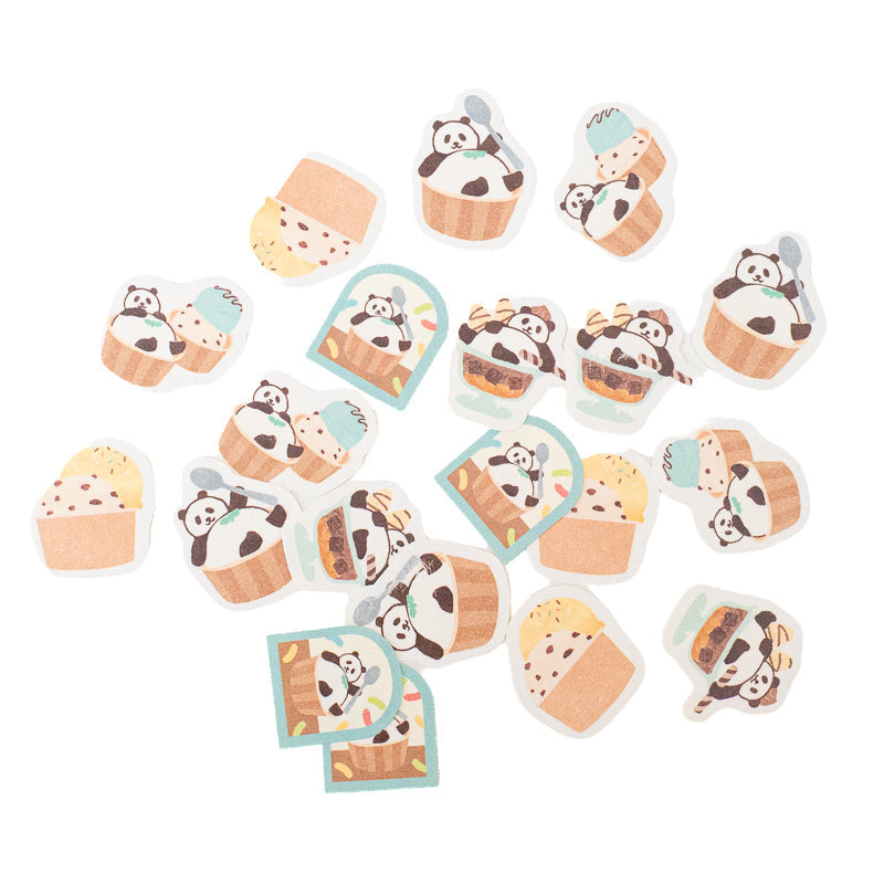 Japanische Washi-Sticker - Panda