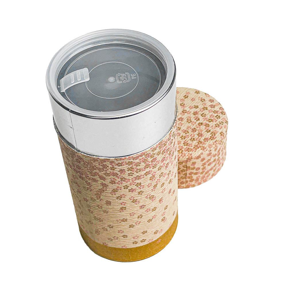 Japanische Washi-Teedose - Hanazono Rosa