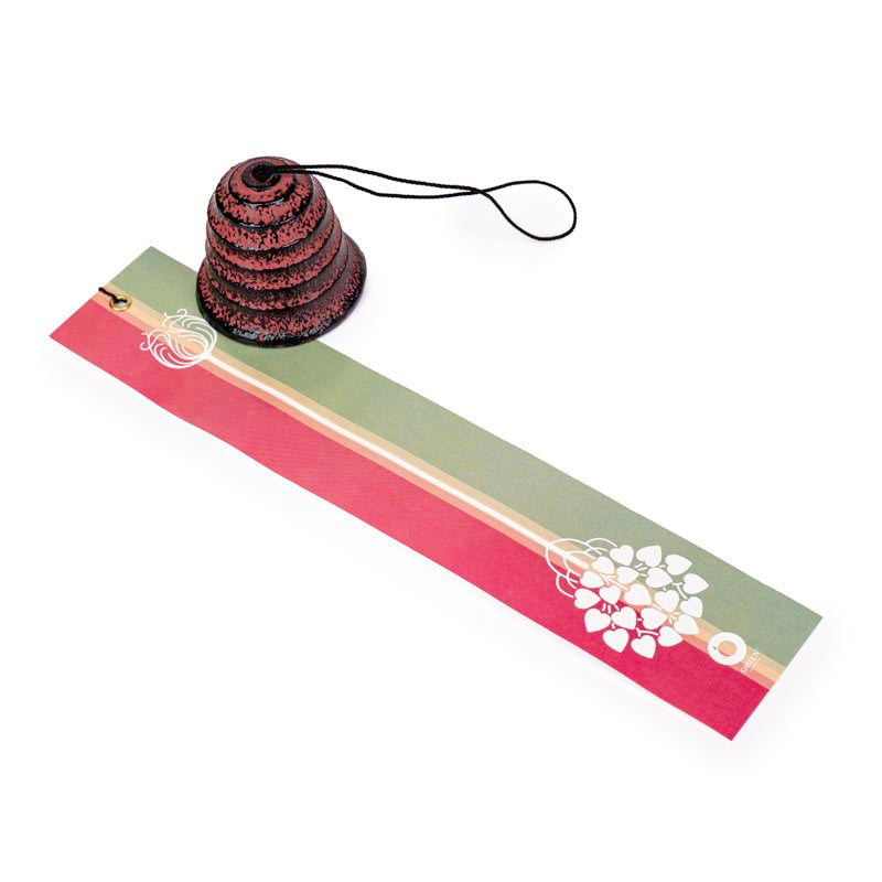 Japanische Windglocke Fūrin – Hamon Gusseisen Rosa