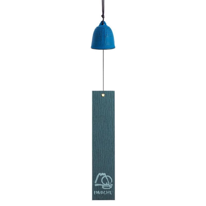 Japanische Windglocke Gusseisen Iwachu Blau - 5,5 cm