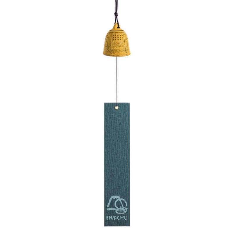 Japanische Windglocke Gusseisen Iwachu Gelb - 5,5 cm