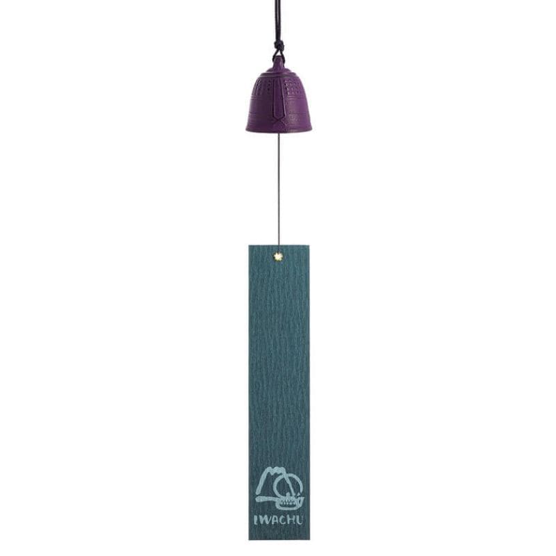 Japanische Windglocke Gusseisen Iwachu Violett - 5,5 cm