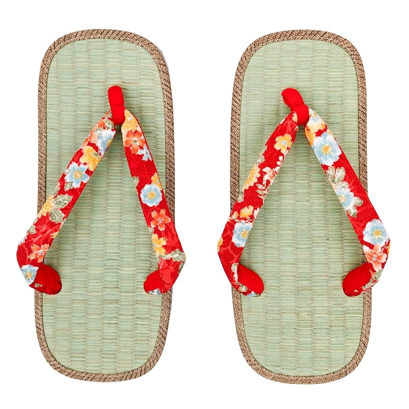 Japanische Zori Damen - Akai Hanao M