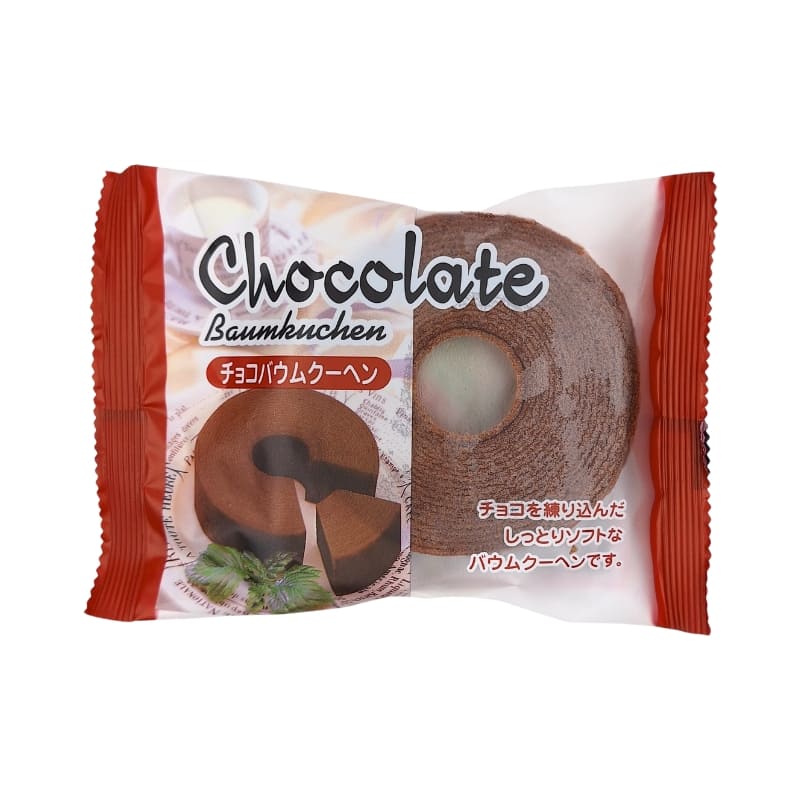 Japanischer Baumkuchen mit Schokoladengeschmack