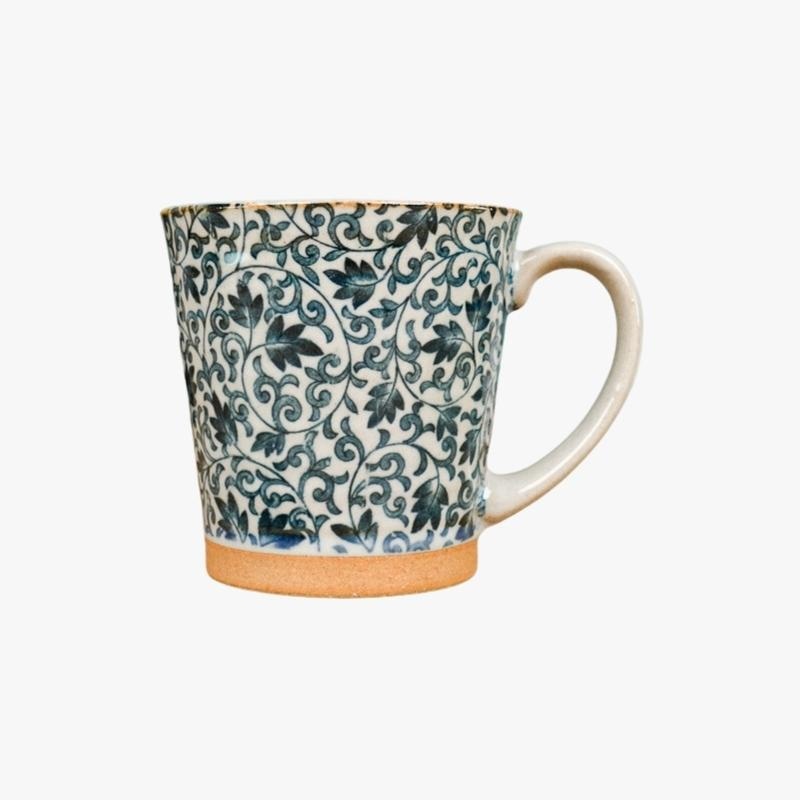 Japanischer Becher Keramik Blau