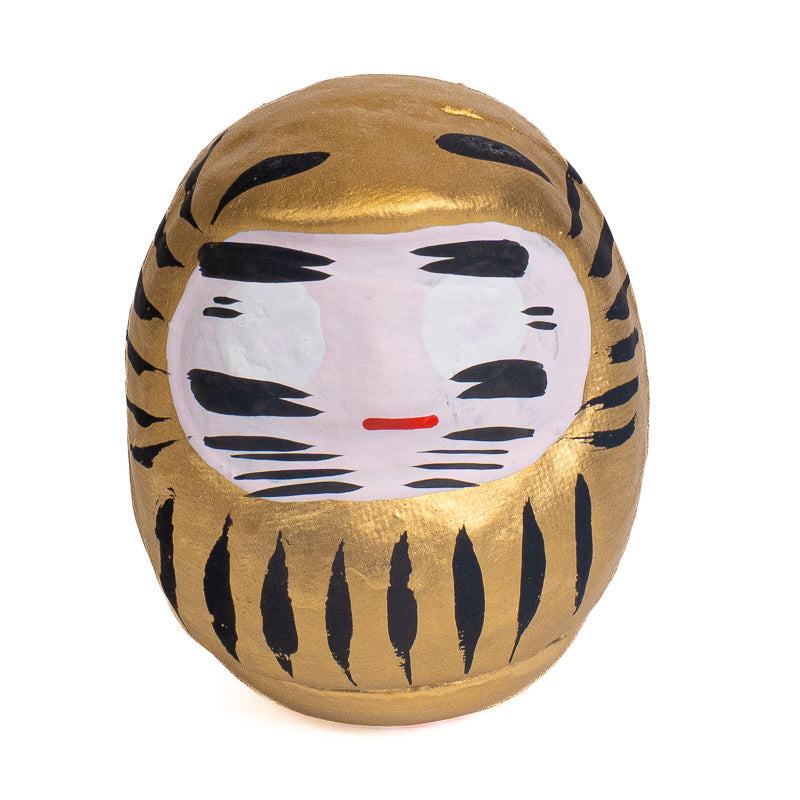 Japanischer Daruma 6 cm - Verschiedene Farben Gold