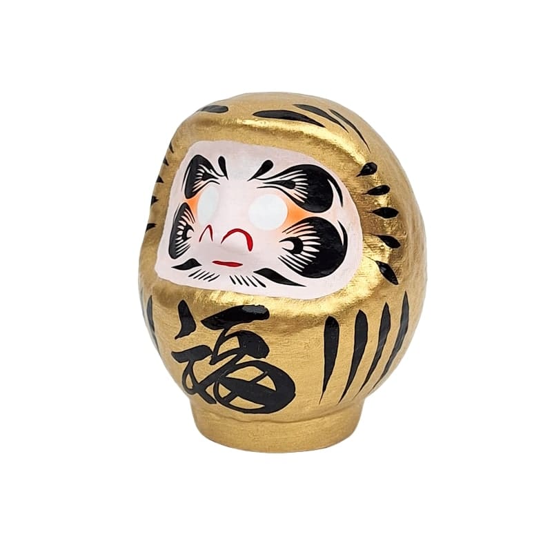 Japanischer Daruma – Gold (9 bis 15 cm)