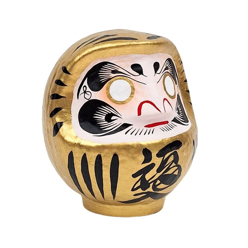 Japanischer Daruma – Gold (9 bis 15 cm)