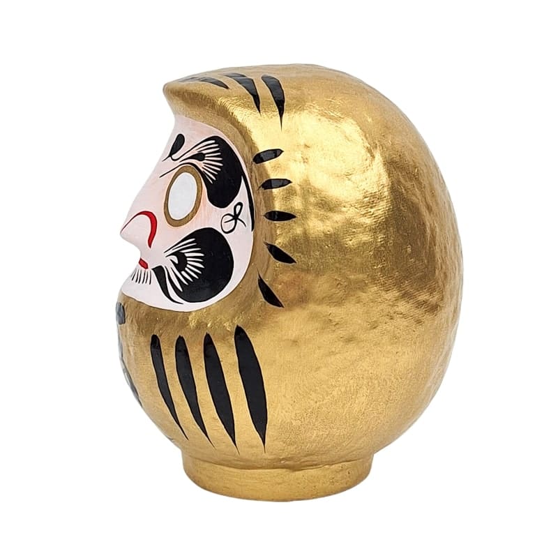 Japanischer Daruma – Gold (9 bis 15 cm)