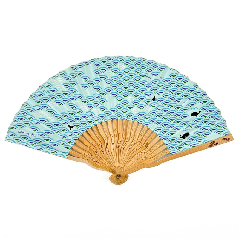 Japanischer Fächer - Seigaiha