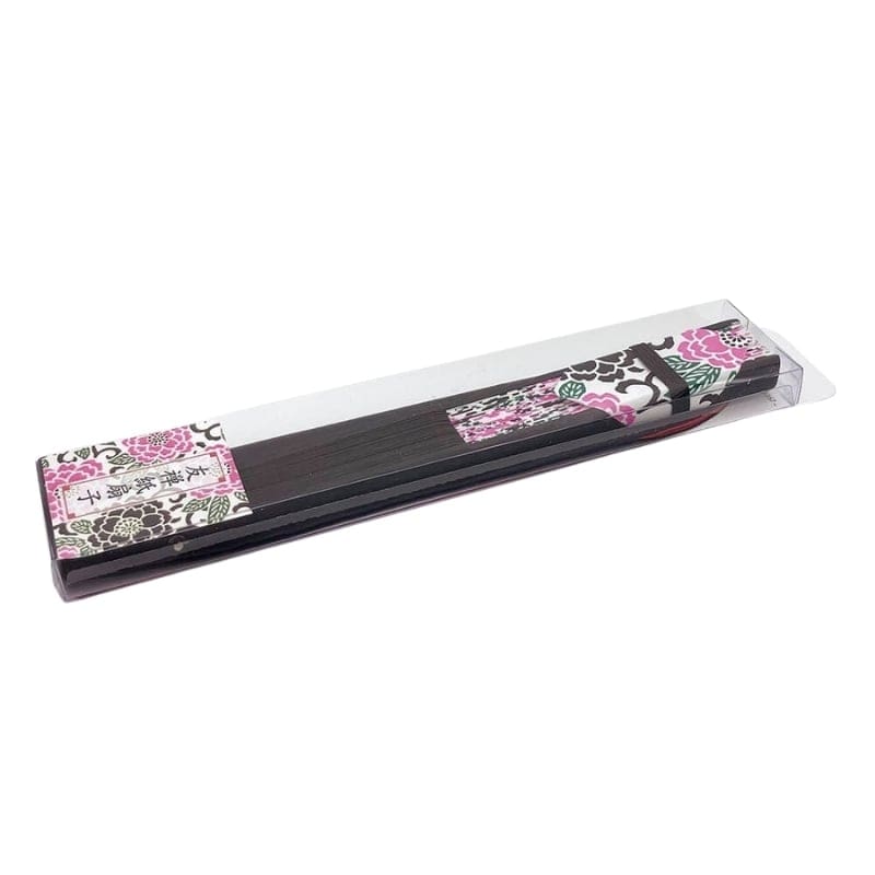 Japanischer Fächer Yuzen Botan Rosa