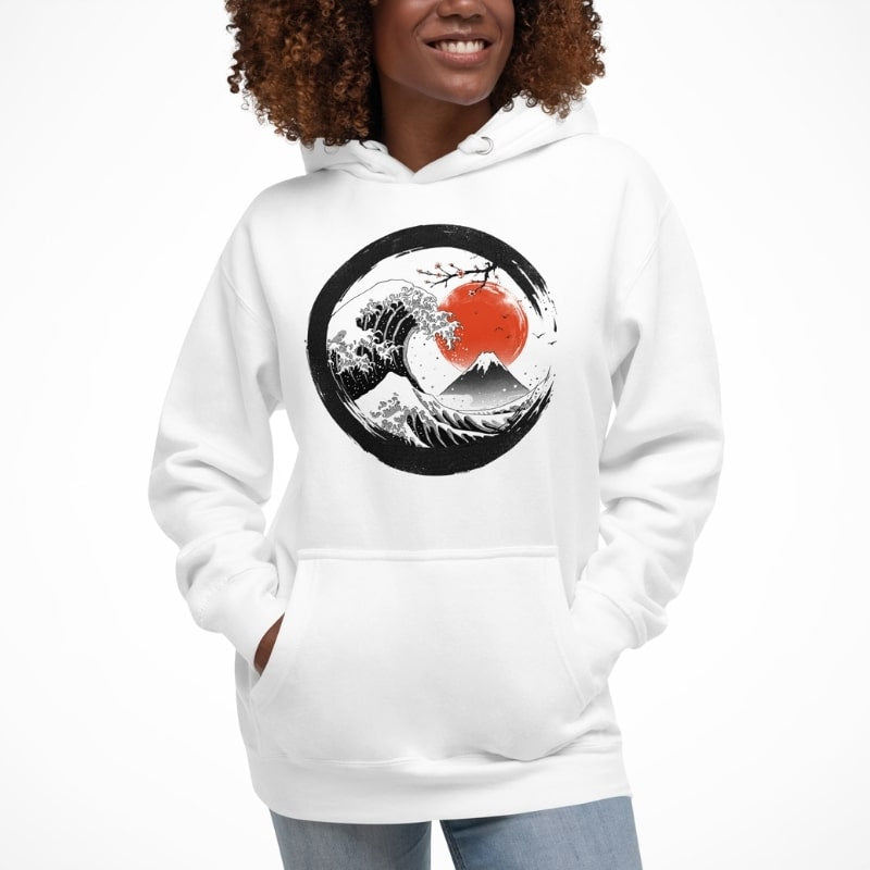 Japanischer Hoodie Enso Kanagawa