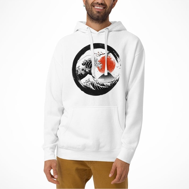 Japanischer Hoodie Enso Kanagawa