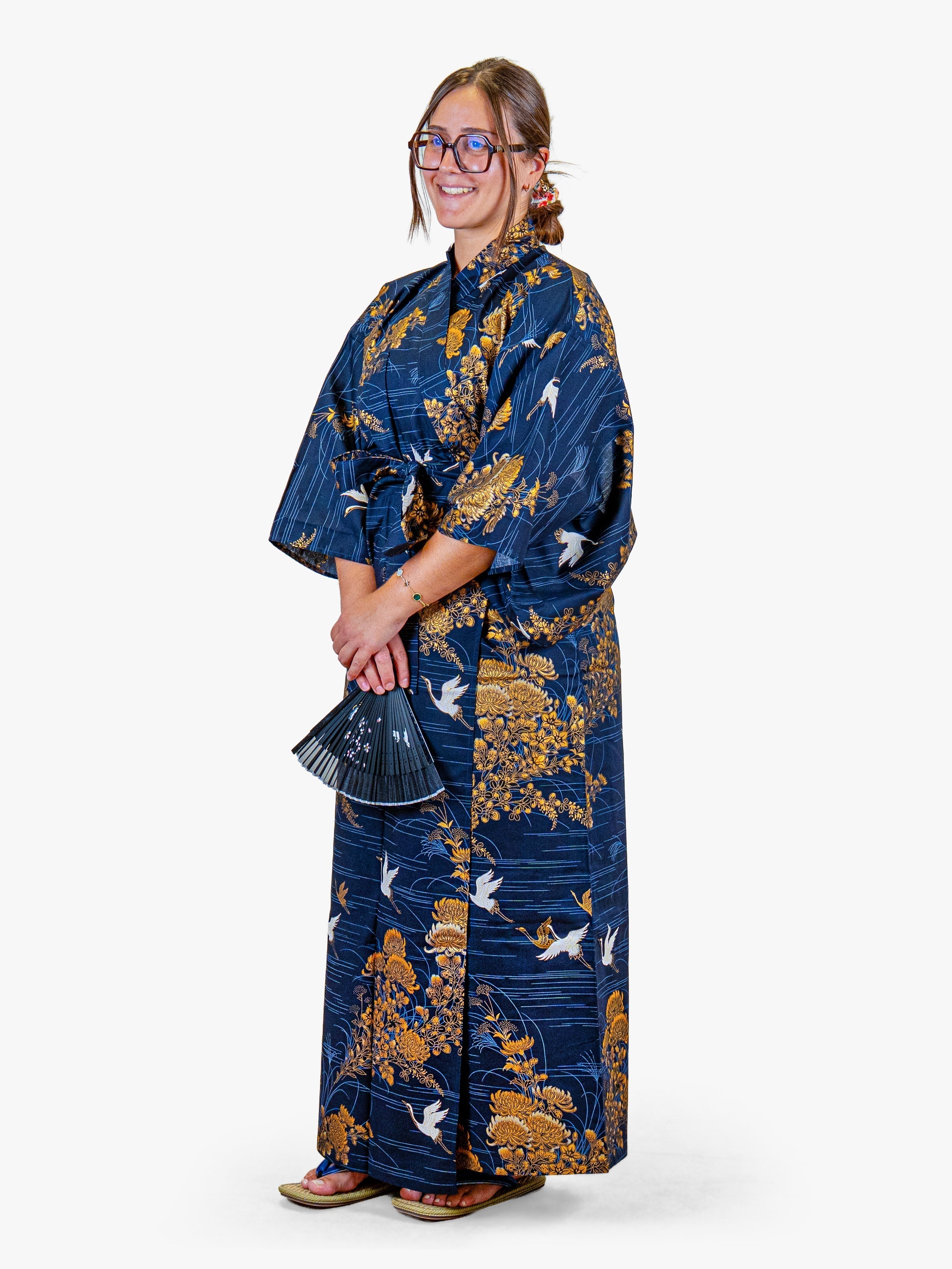 Japanischer Kimono Damen – Kiku Tsuru