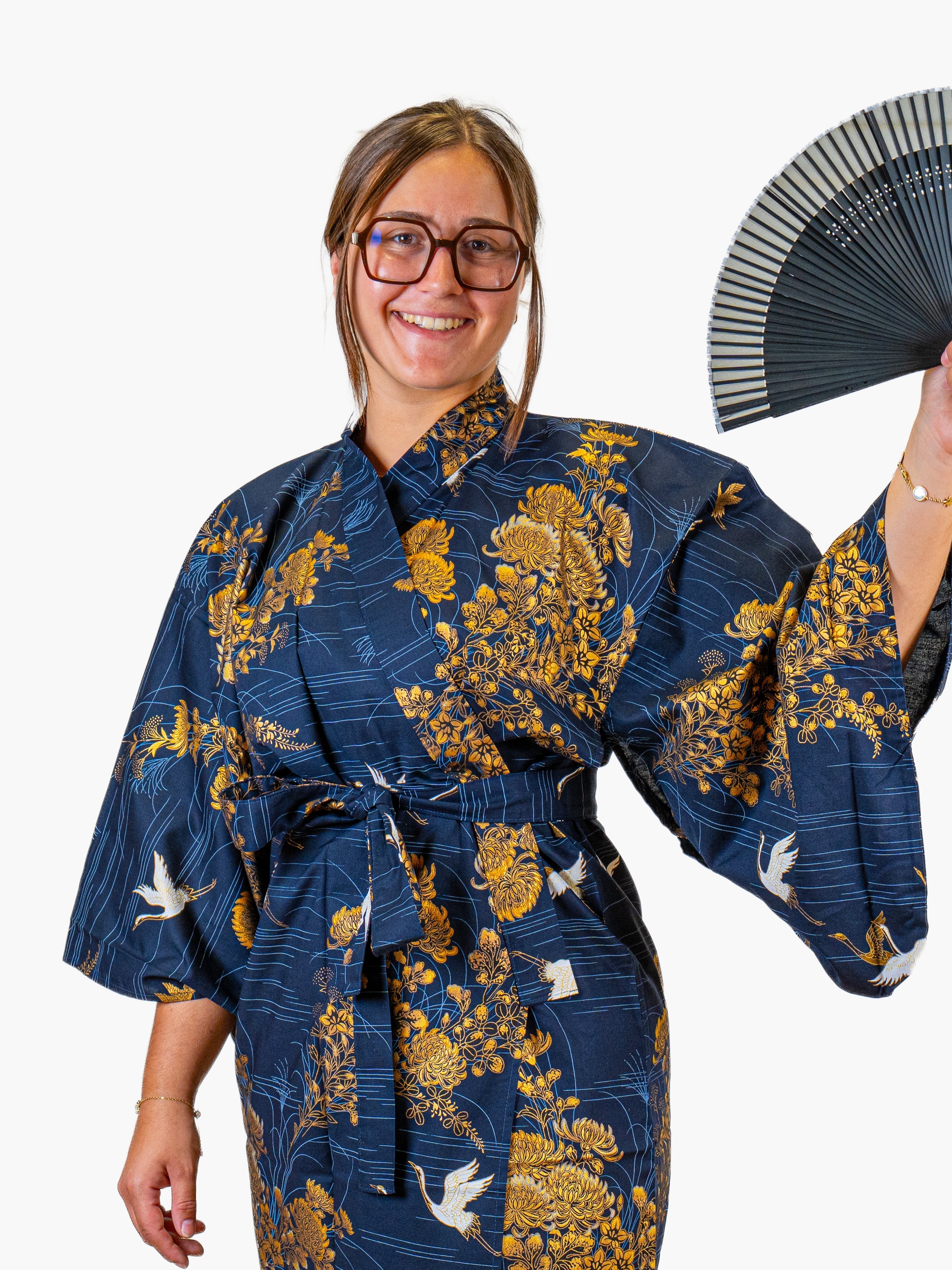 Japanischer Kimono Damen – Kiku Tsuru