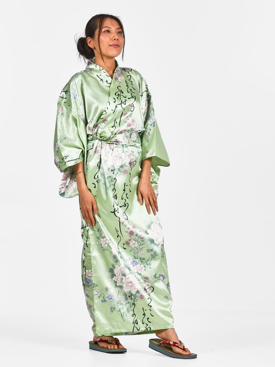 Japanischer Kimono Damen - Shi to Hana Einheitsgröße