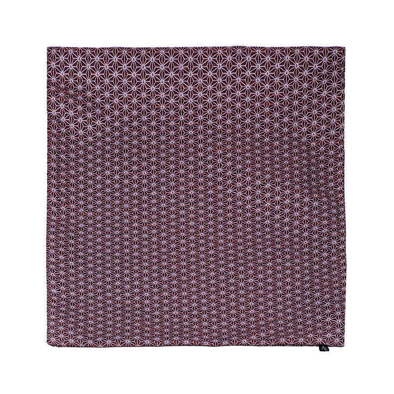 Japanischer Kissenbezug Asanoha Violett - 50x50 cm