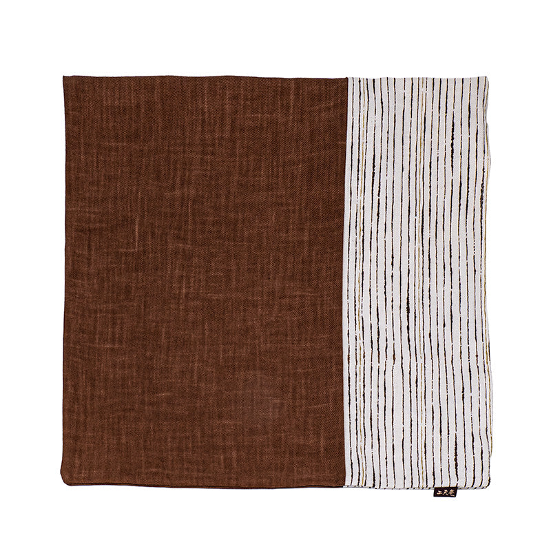 Japanischer Kissenbezug Sensuji Kaffee - 45x45 cm