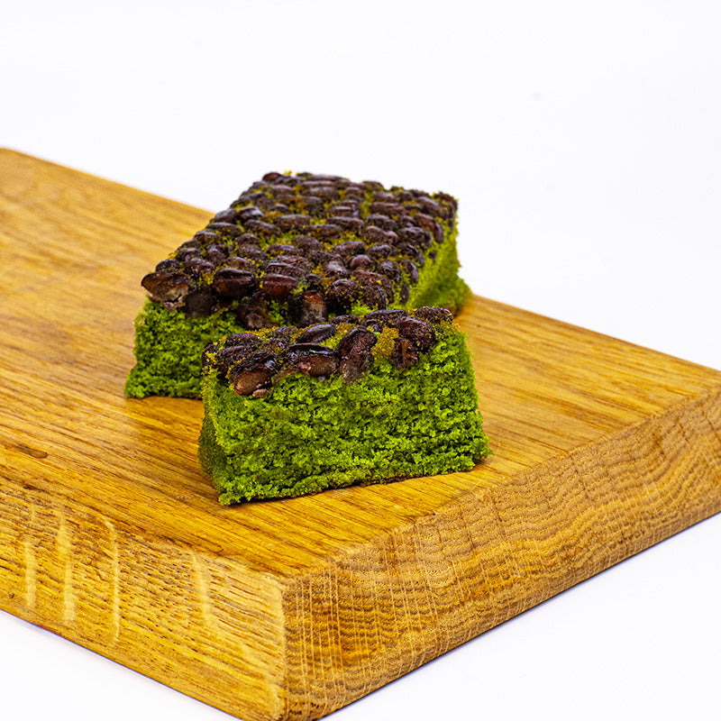 Japanischer Kuchen - Matcha & Rote Bohnen