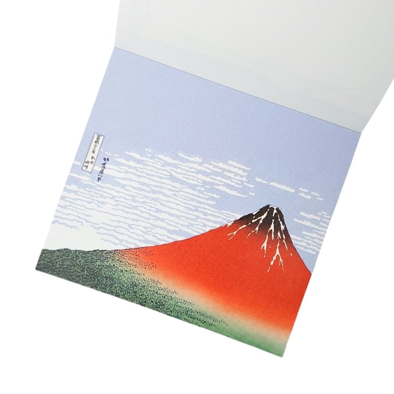 Japanischer Memoblock - Hokusai-Drucke