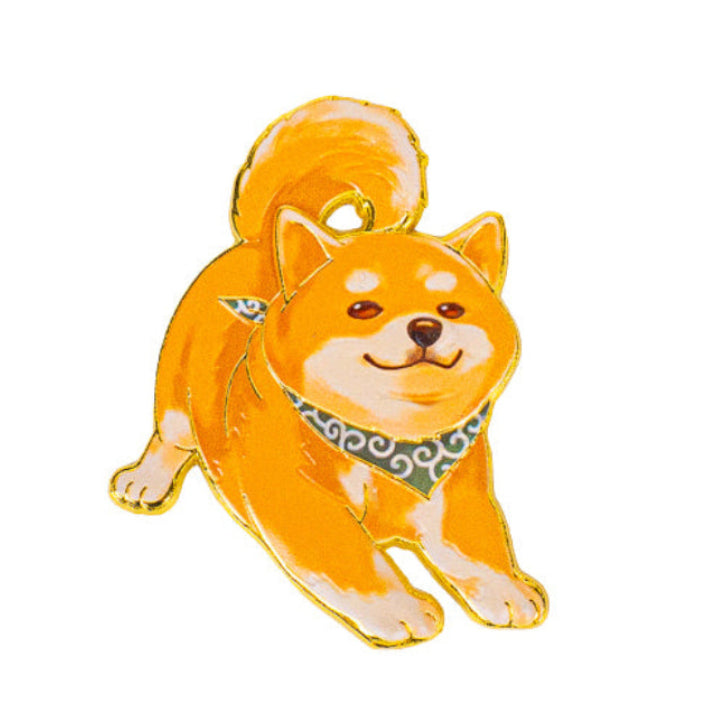 Japanischer Metallmagnet Shiba Inu