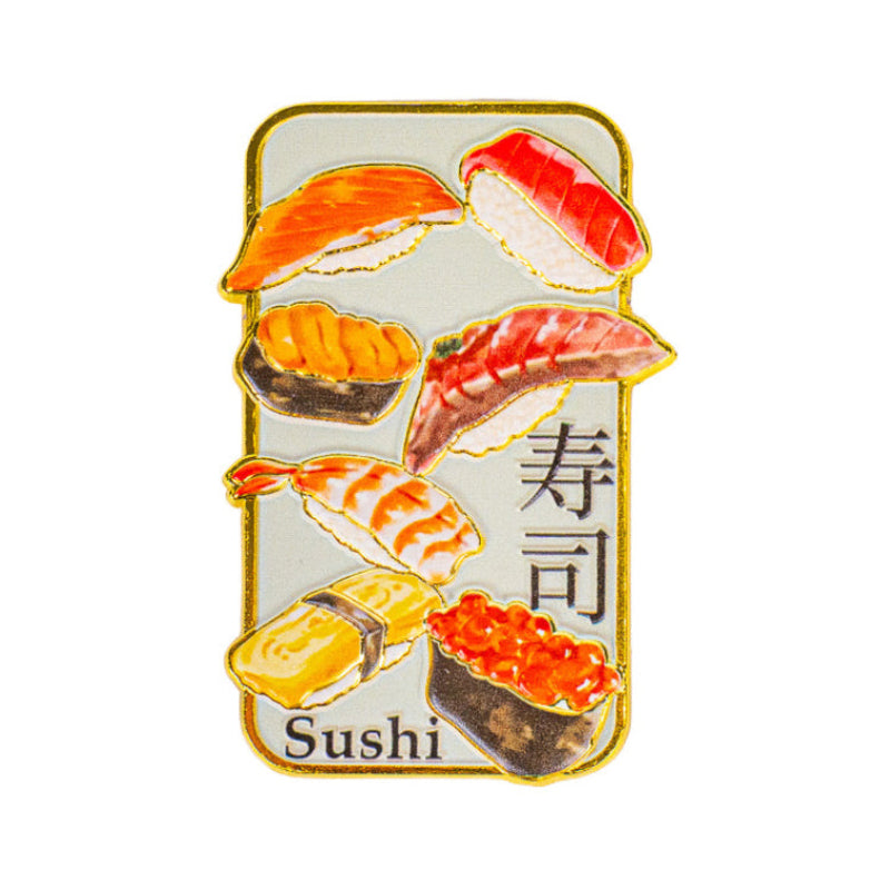 Japanischer Metallmagnet Sushi-Motiv