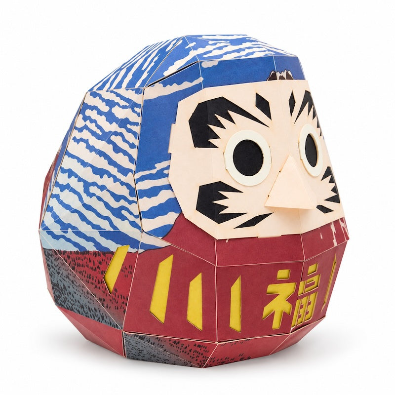 Japanischer Papiermodellbausatz - Daruma