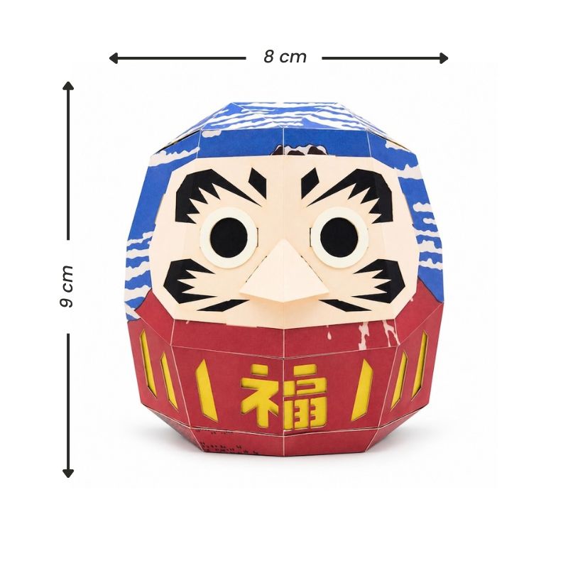 Japanischer Papiermodellbausatz - Daruma