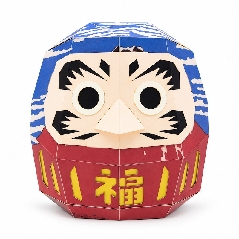 Japanischer Papiermodellbausatz - Daruma