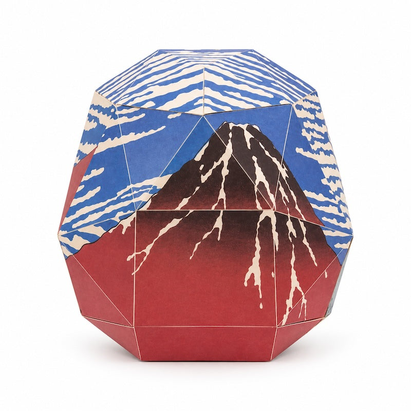 Japanischer Papiermodellbausatz - Daruma