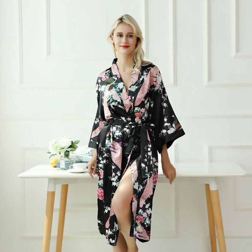 Japanischer Pyjama - Kimono Schwarz S